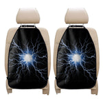 Lightning Spark Print Car Seat Organizers