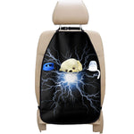Lightning Spark Print Car Seat Organizers