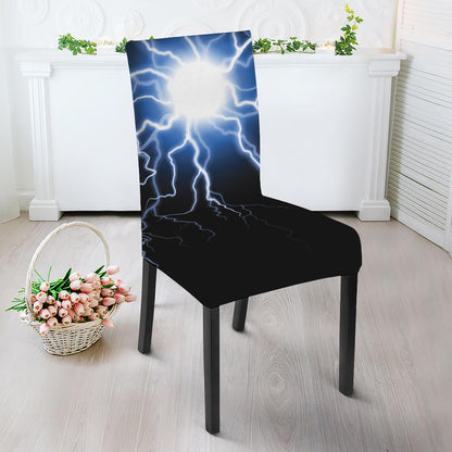 Lightning Spark Print Dining Chair Slipcover