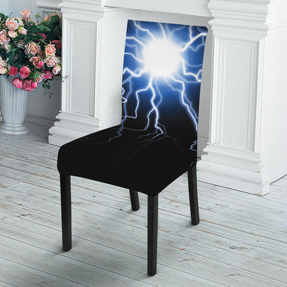 Lightning Spark Print Dining Chair Slipcover