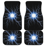 Lightning Spark Print Front and Back Car Floor Mats