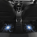 Lightning Spark Print Front and Back Car Floor Mats