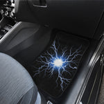Lightning Spark Print Front and Back Car Floor Mats