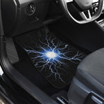 Lightning Spark Print Front Car Floor Mats