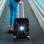 Lightning Spark Print Luggage Cover