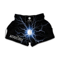 Lightning Spark Print Muay Thai Boxing Shorts