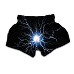 Lightning Spark Print Muay Thai Boxing Shorts