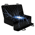 Lightning Spark Print Pet Car Back Seat Cover