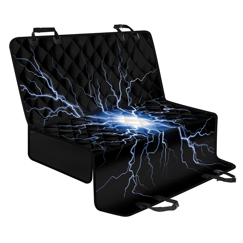 Lightning Spark Print Pet Car Back Seat Cover