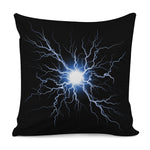 Lightning Spark Print Pillow Cover