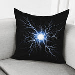 Lightning Spark Print Pillow Cover