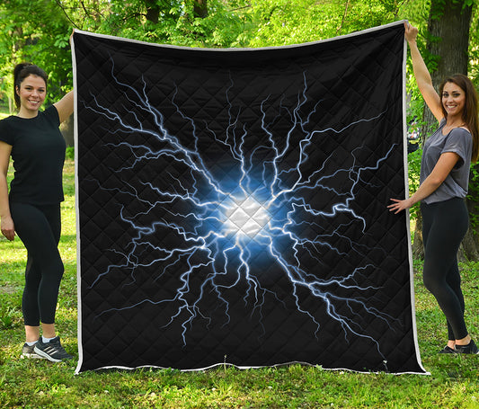 Lightning Spark Print Quilt