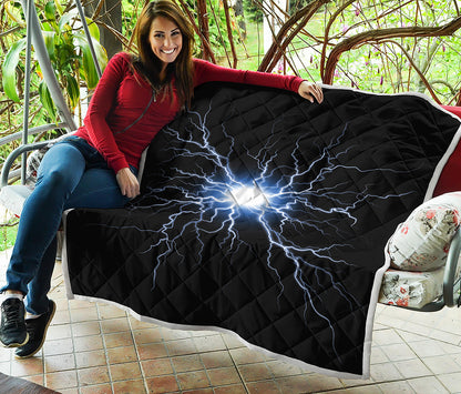Lightning Spark Print Quilt
