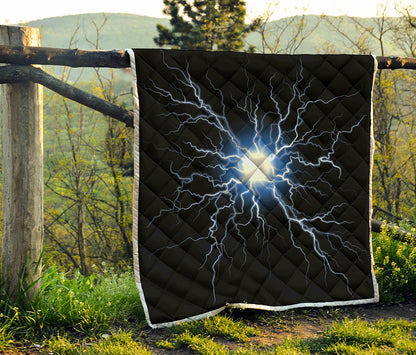 Lightning Spark Print Quilt