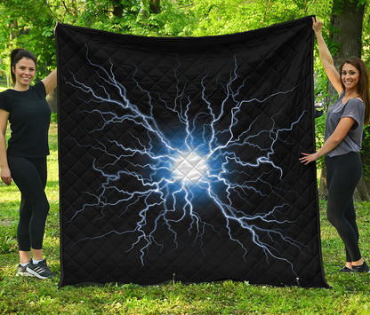 Lightning Spark Print Quilt