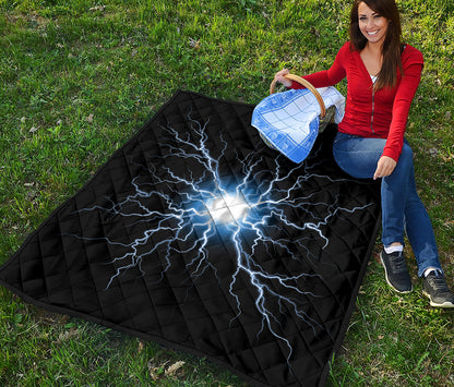 Lightning Spark Print Quilt