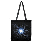 Lightning Spark Print Tote Bag
