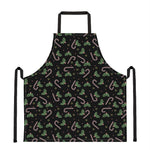 Lights Christmas Pattern Print Apron