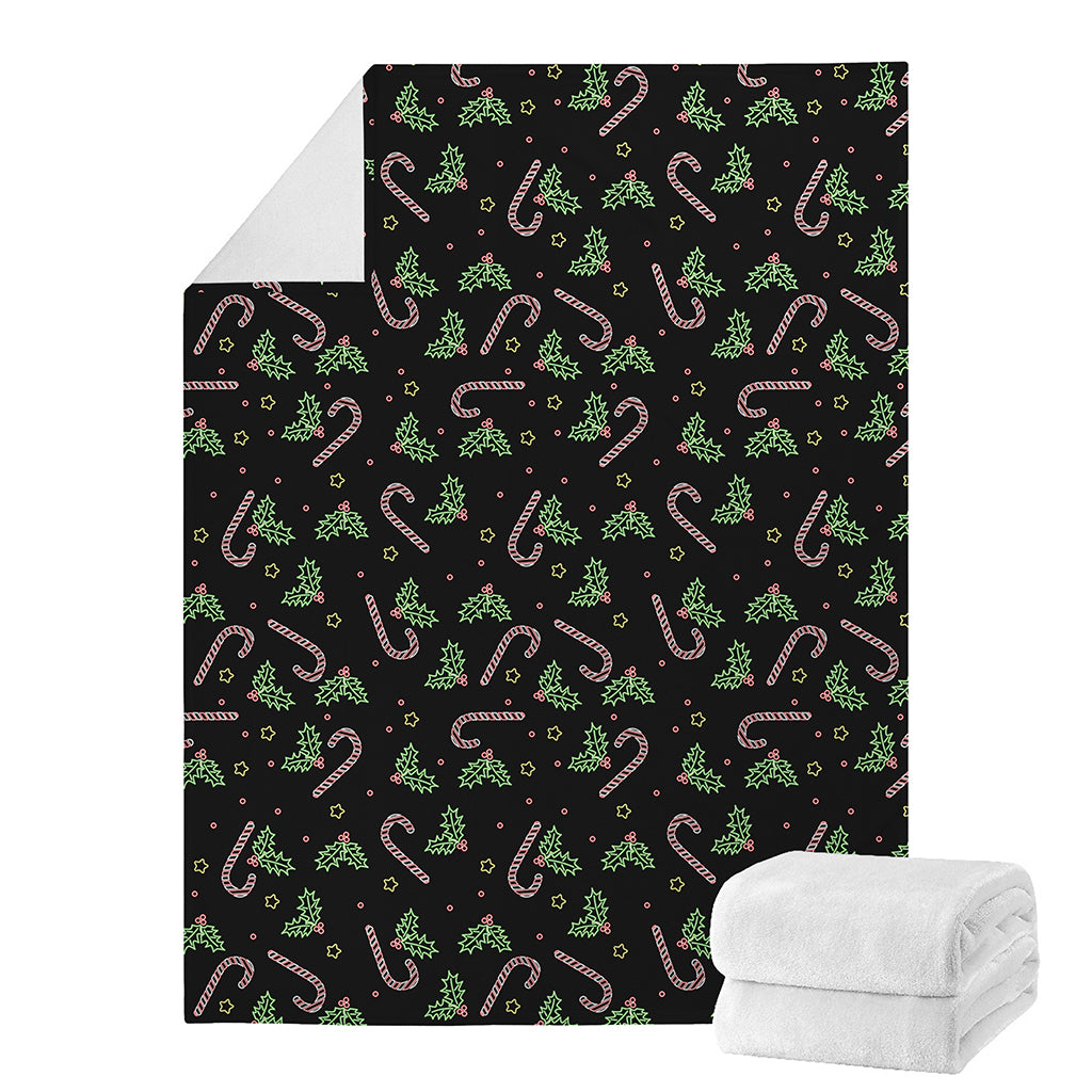 Lights Christmas Pattern Print Blanket