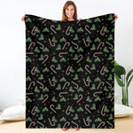 Lights Christmas Pattern Print Blanket