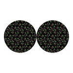 Lights Christmas Pattern Print Car Coasters