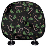Lights Christmas Pattern Print Car Headrest Covers