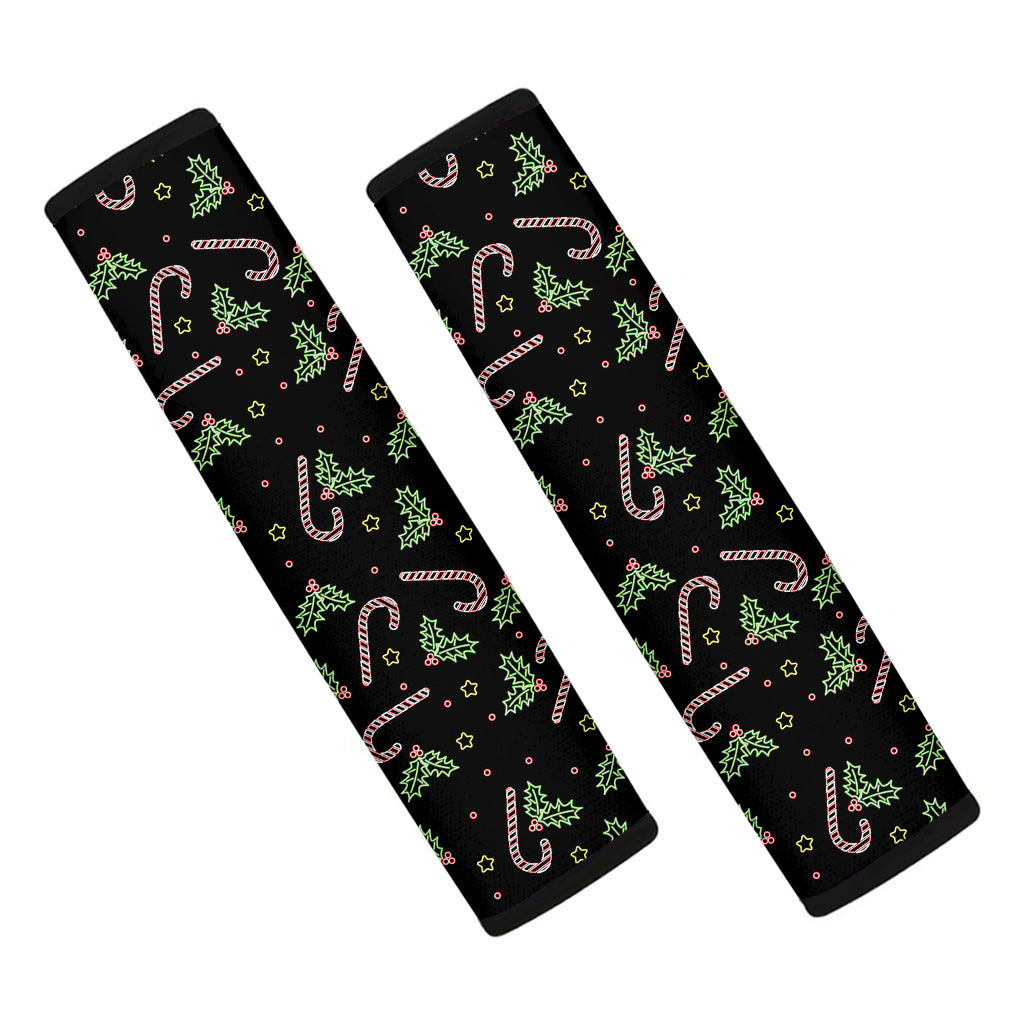 Lights Christmas Pattern Print Car Seat Belt Covers