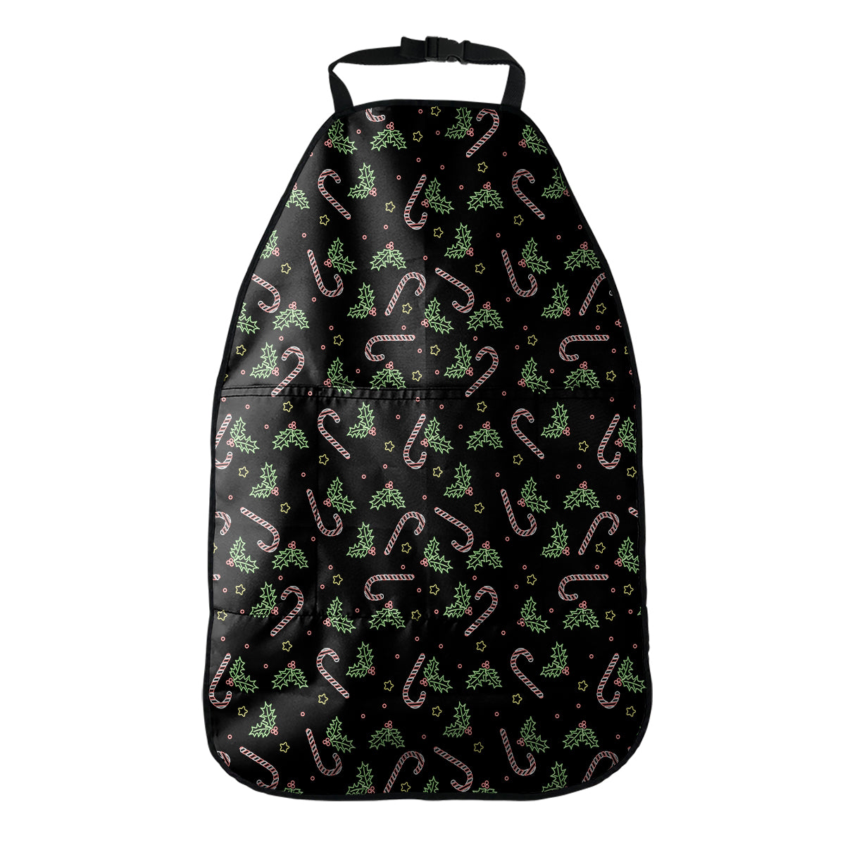 Lights Christmas Pattern Print Car Seat Organizers