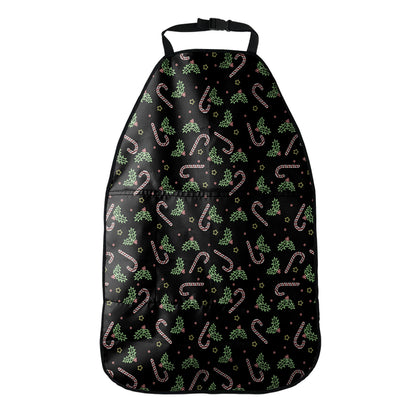 Lights Christmas Pattern Print Car Seat Organizers