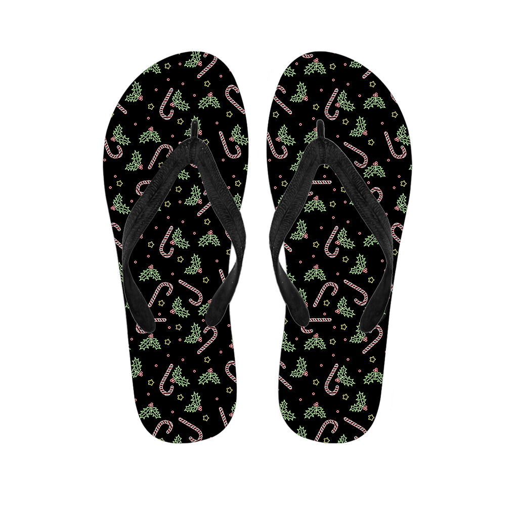 Lights Christmas Pattern Print Flip Flops