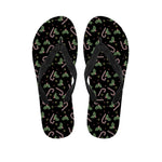 Lights Christmas Pattern Print Flip Flops