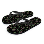 Lights Christmas Pattern Print Flip Flops