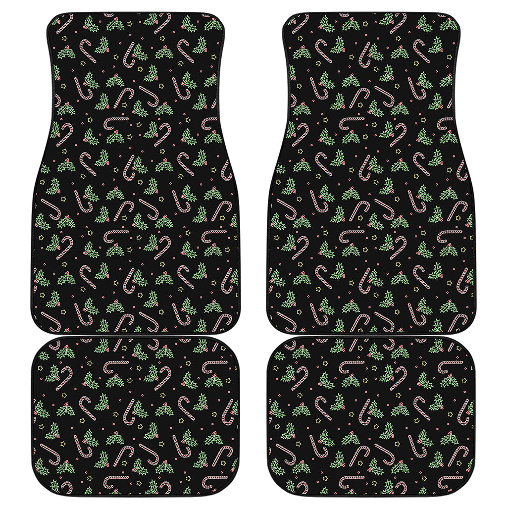 Lights Christmas Pattern Print Front and Back Car Floor Mats