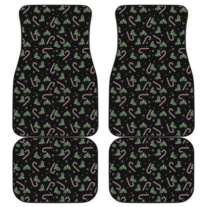 Lights Christmas Pattern Print Front and Back Car Floor Mats