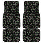 Lights Christmas Pattern Print Front and Back Car Floor Mats