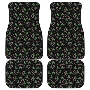 Lights Christmas Pattern Print Front and Back Car Floor Mats