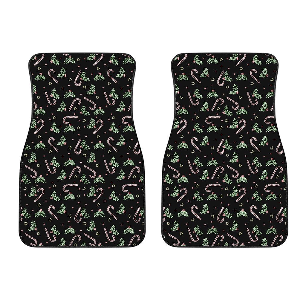 Lights Christmas Pattern Print Front Car Floor Mats