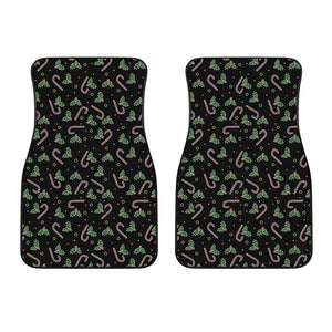 Lights Christmas Pattern Print Front Car Floor Mats