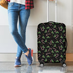 Lights Christmas Pattern Print Luggage Cover