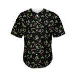 Lights Christmas Pattern Print Men's Baseball Jersey