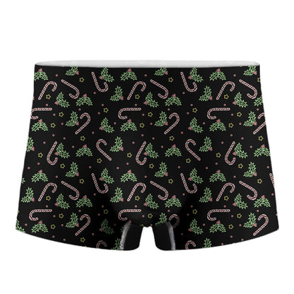 Lights Christmas Pattern Print Men's Boxer Briefs