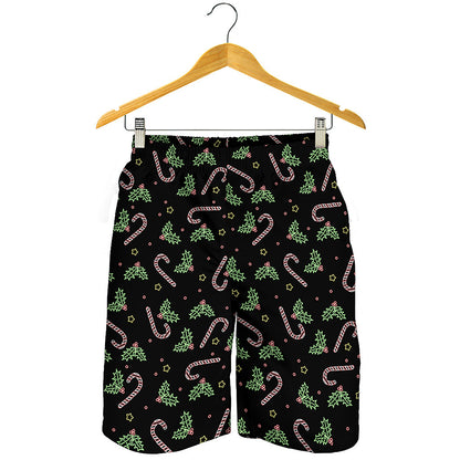 Lights Christmas Pattern Print Men's Shorts