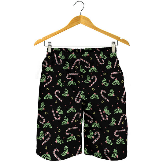Lights Christmas Pattern Print Men's Shorts