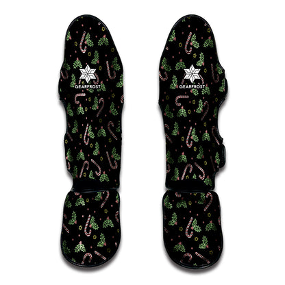 Lights Christmas Pattern Print Muay Thai Shin Guard