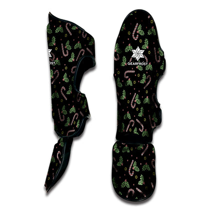 Lights Christmas Pattern Print Muay Thai Shin Guard