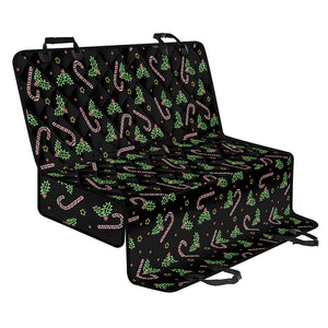 Lights Christmas Pattern Print Pet Car Back Seat Cover