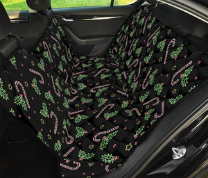 Lights Christmas Pattern Print Pet Car Back Seat Cover