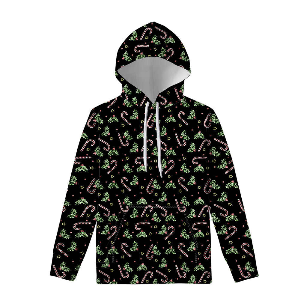 Lights Christmas Pattern Print Pullover Hoodie