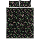 Lights Christmas Pattern Print Quilt Bed Set