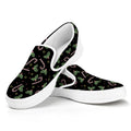 Lights Christmas Pattern Print White Slip On Sneakers